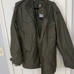 Alpha Industries Olive Green Field Coat